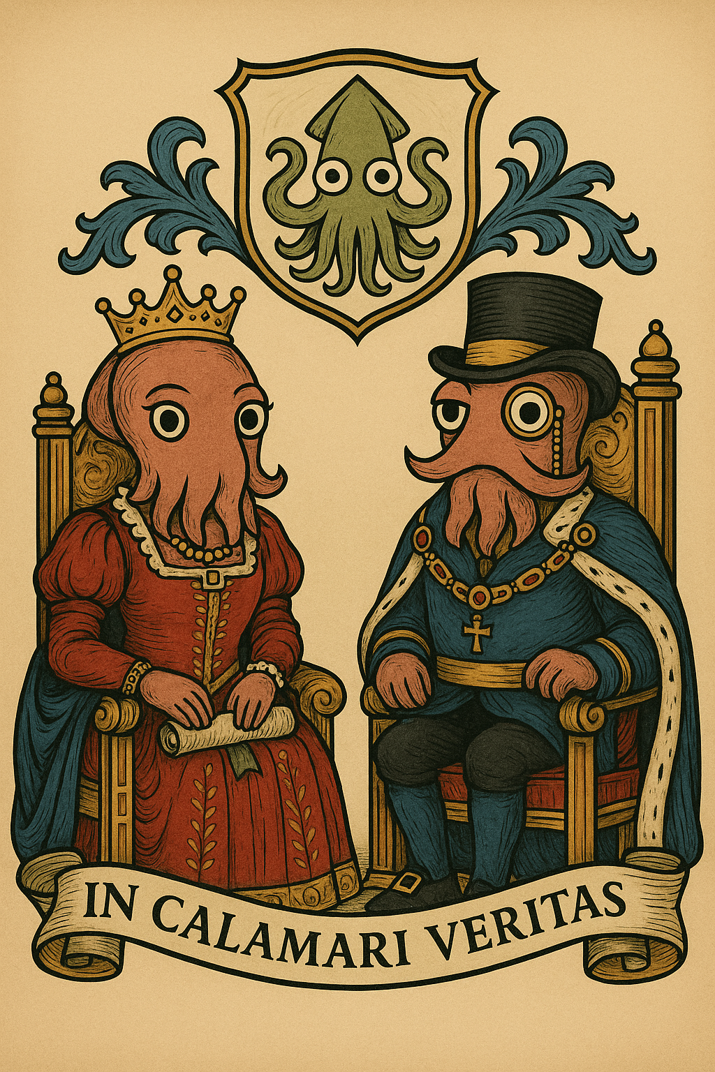 Her Ineffably August Lady Arabella Anastasia Ashworth and His Most Exalted, Right Honourable Archibald Augustus Ashworth IV