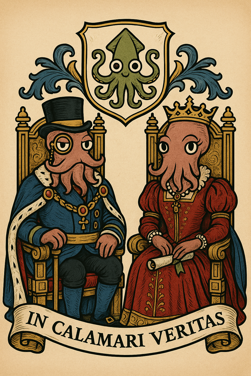 Her Ineffably August Lady Arabella Anastasia Ashworth and His Most Exalted, Right Honourable Archibald Augustus Ashworth IV